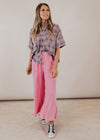 Wide Leg Joggers (CAN FIT XL) *PINK