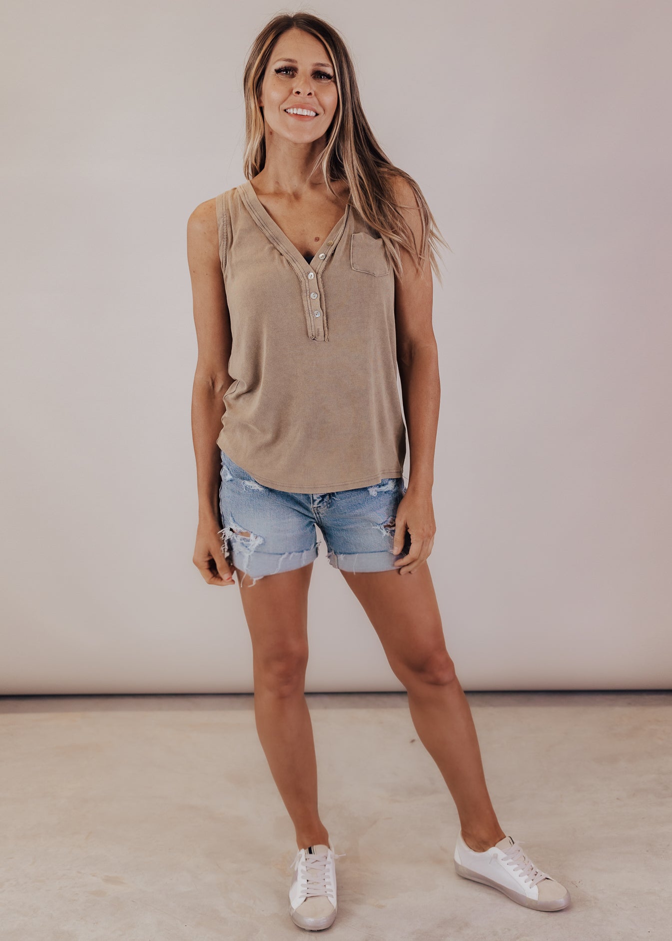 Bryan Top *OLIVE/TAUPE