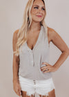 Benny Sleeveless Top *MINERAL GREY