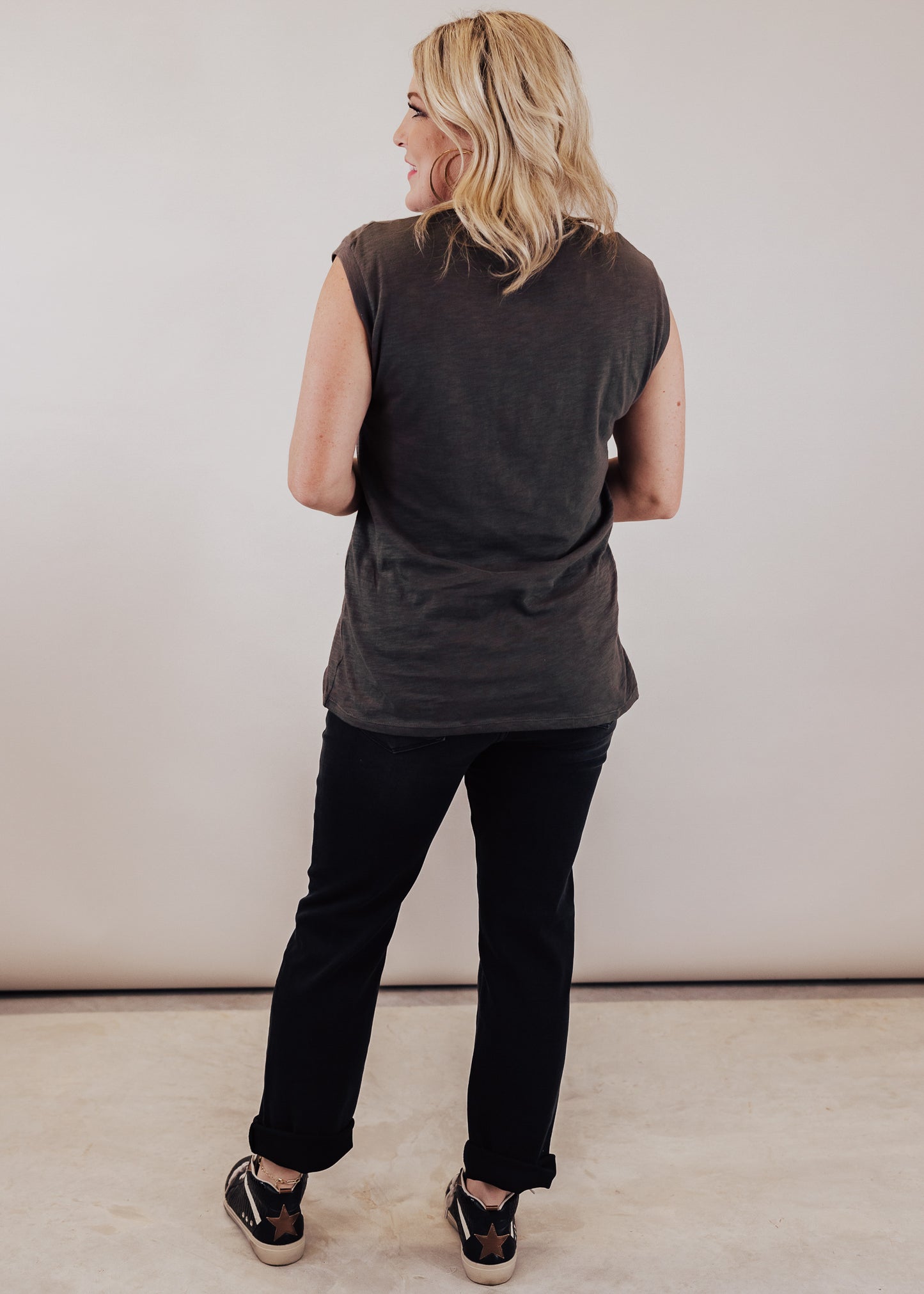 Rose Tank (S-XL) *CHARCOAL