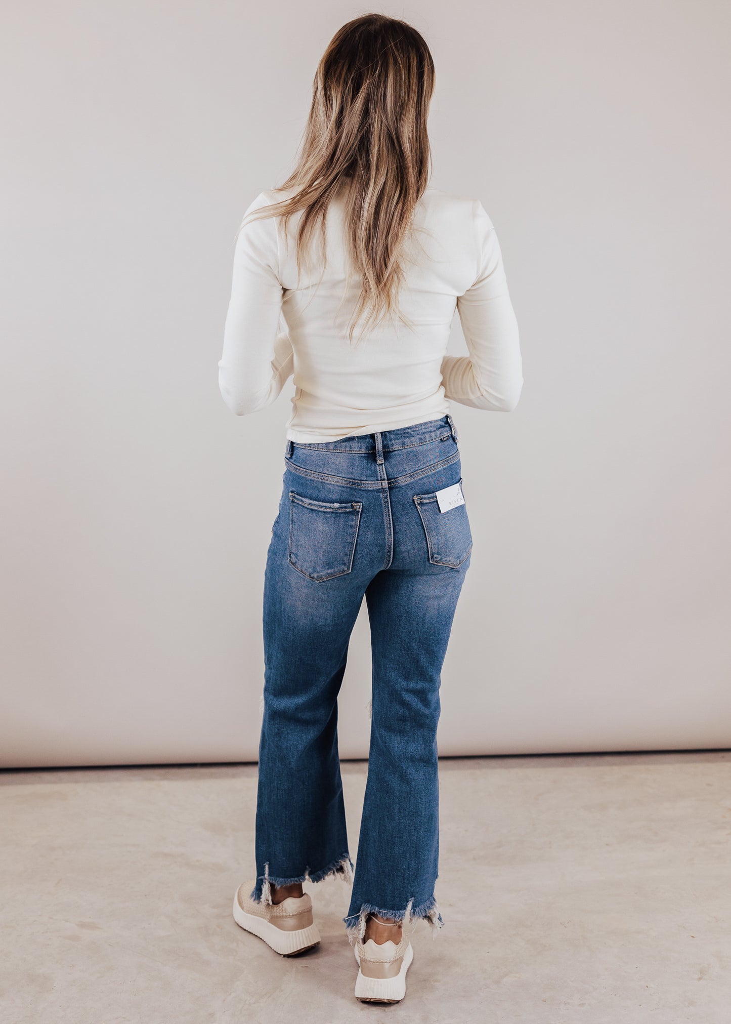 Ingrid Fitted Button Top *CREAM