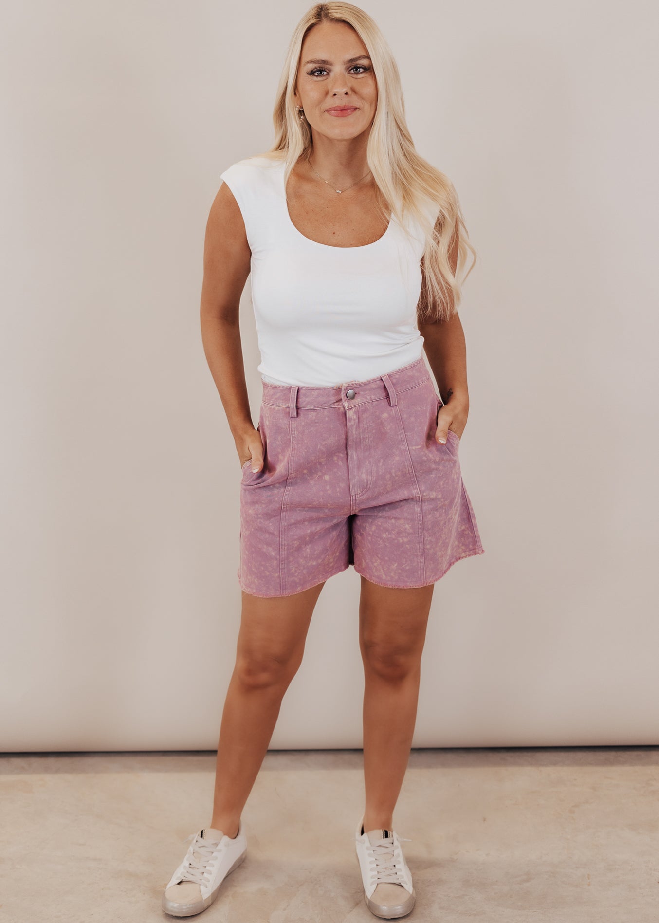 S & M: Maxine Mineral Shorts *PURPLE