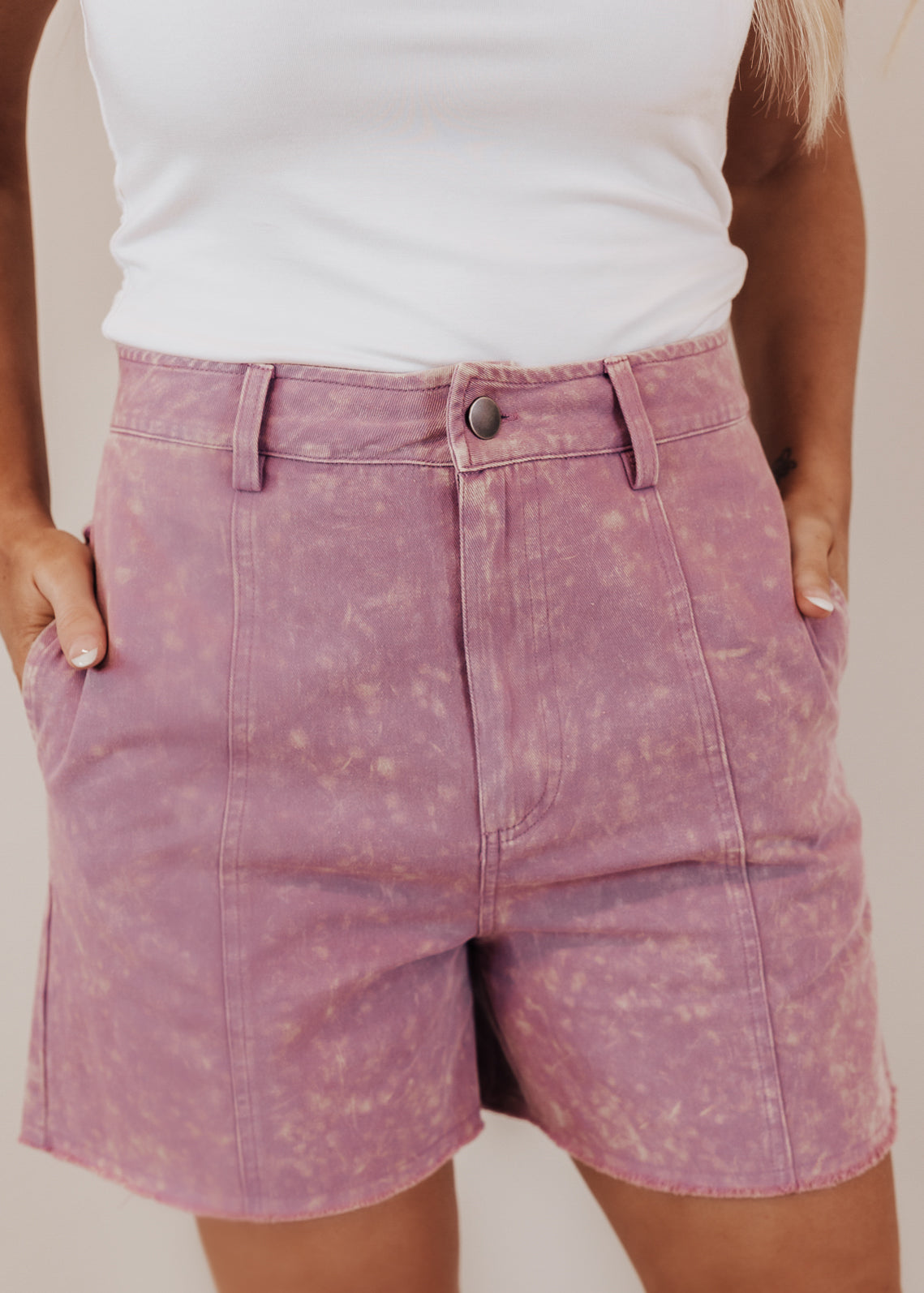 S & M: Maxine Mineral Shorts *PURPLE