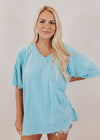 Dorinda Top (CAN FIT XL) *TURQUOISE