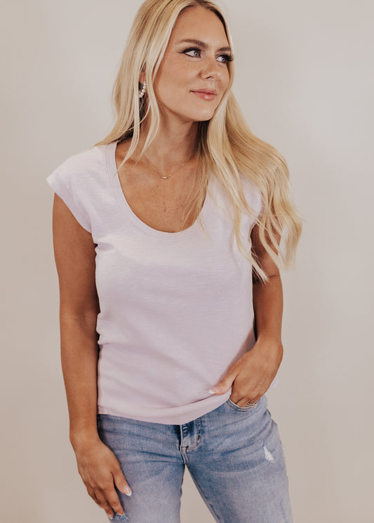 Iris Sleeveless Slub Top