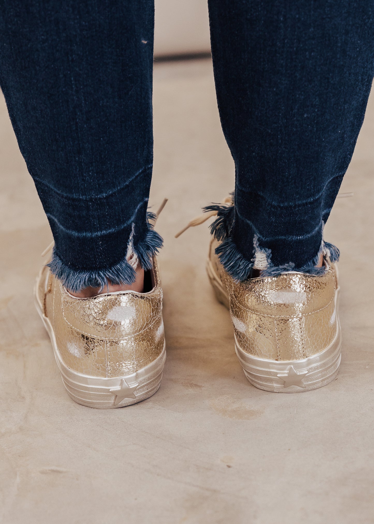 SIZE 6: Vintage Havana SHINE Shoe (6-11) *GOLD FOIL