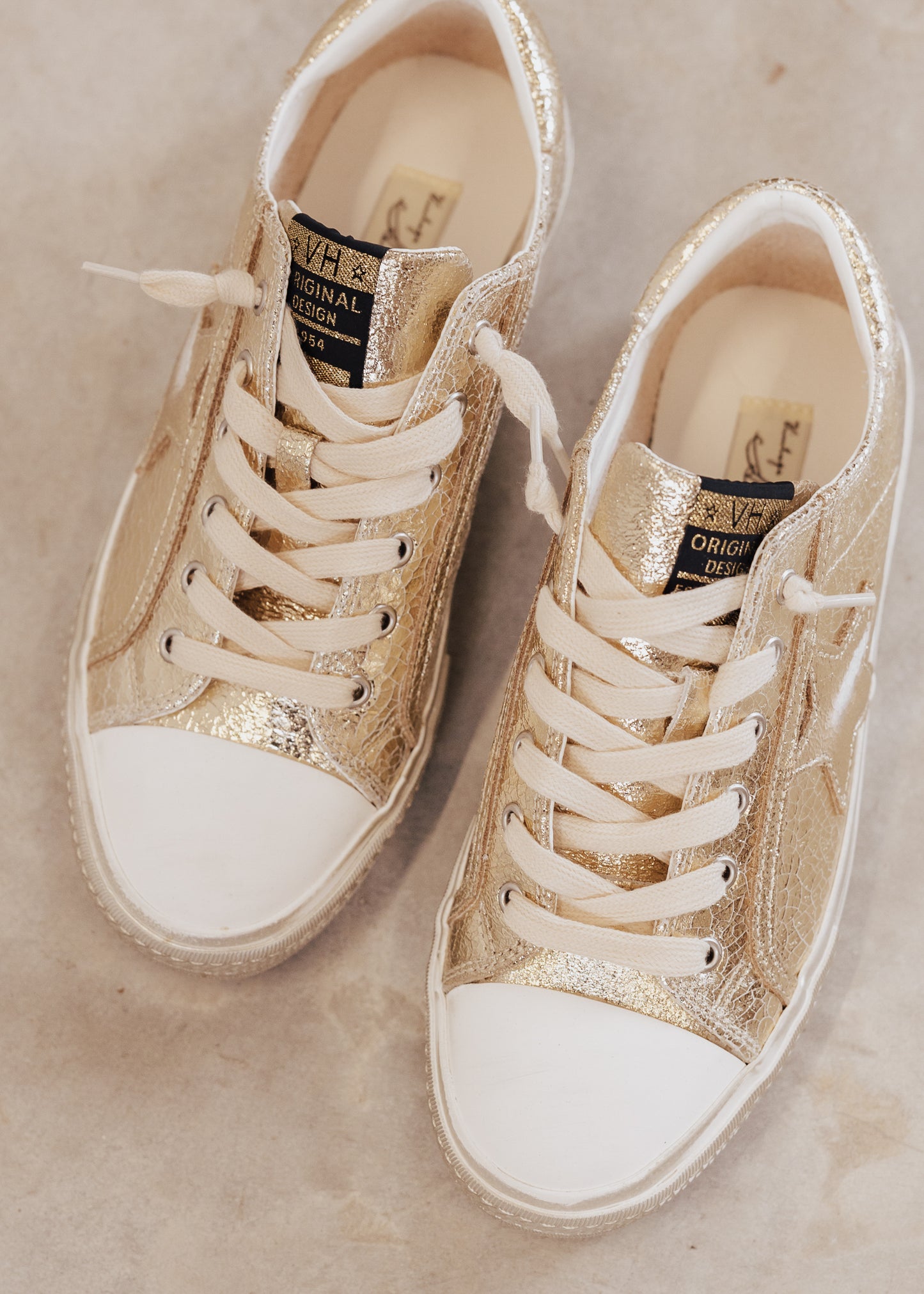 SIZE 6: Vintage Havana SHINE Shoe (6-11) *GOLD FOIL