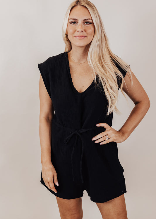 Mandy Romper *BLACK