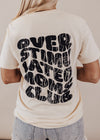 PRE-ORDER: Overstimulated Mom Tee *Ivory (S-3X)