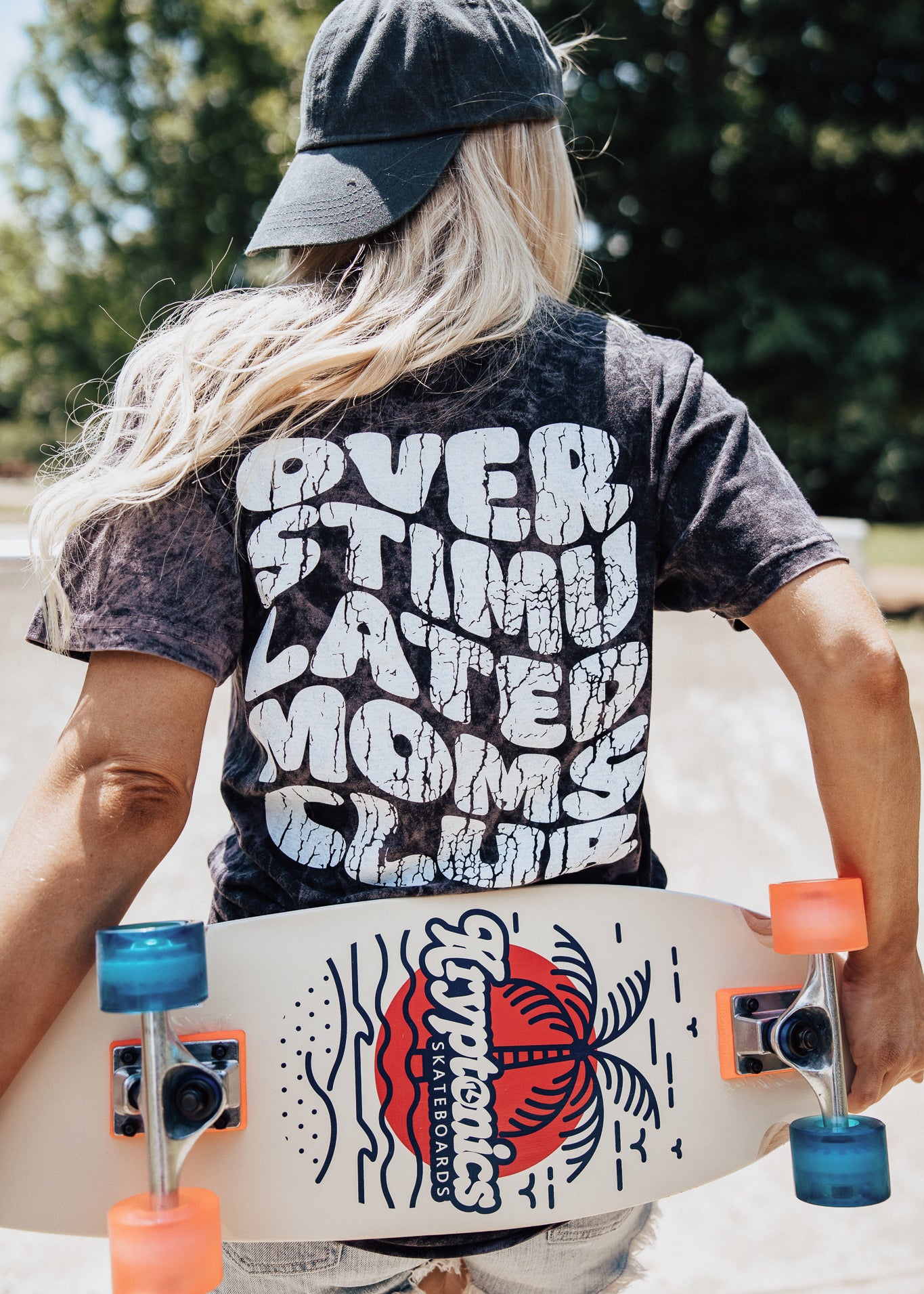 PRE-ORDER: Overstimulated Mom Tee *Vintage Cloud Black (S-3X)