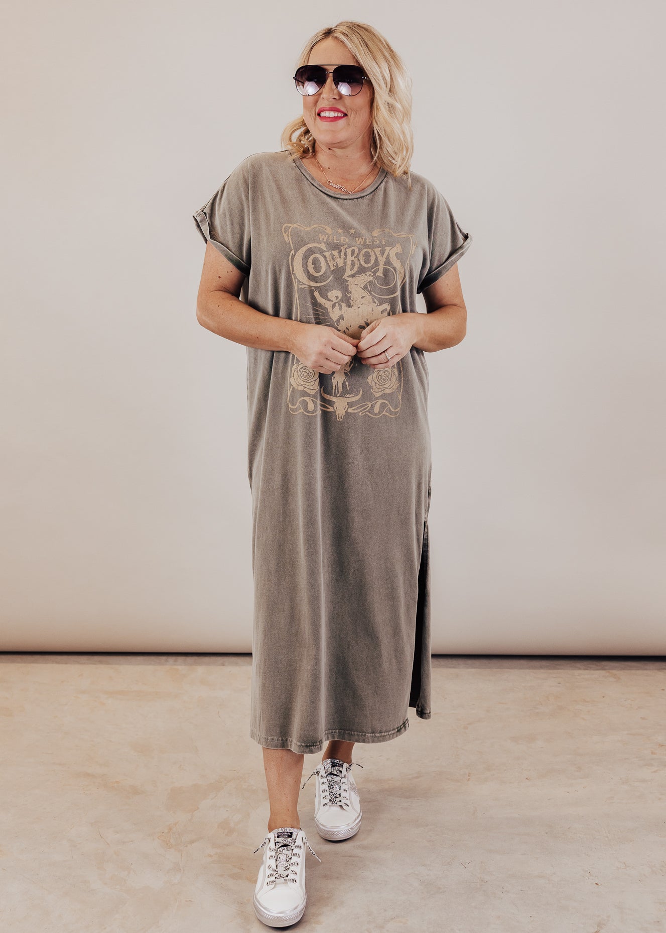 #36 Wild West Cowboys Dress *OLIVE