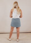 SMALL: Athletic Skirt/Biker Shorts *DARK TEAL