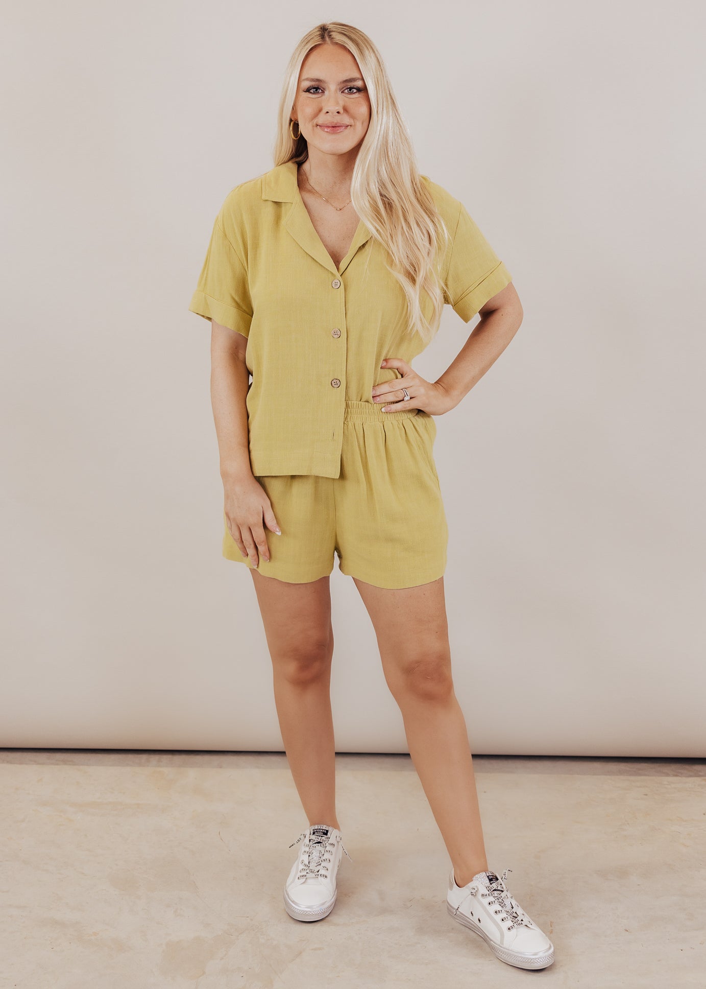 S & M: Emmi Top *PALE LIME