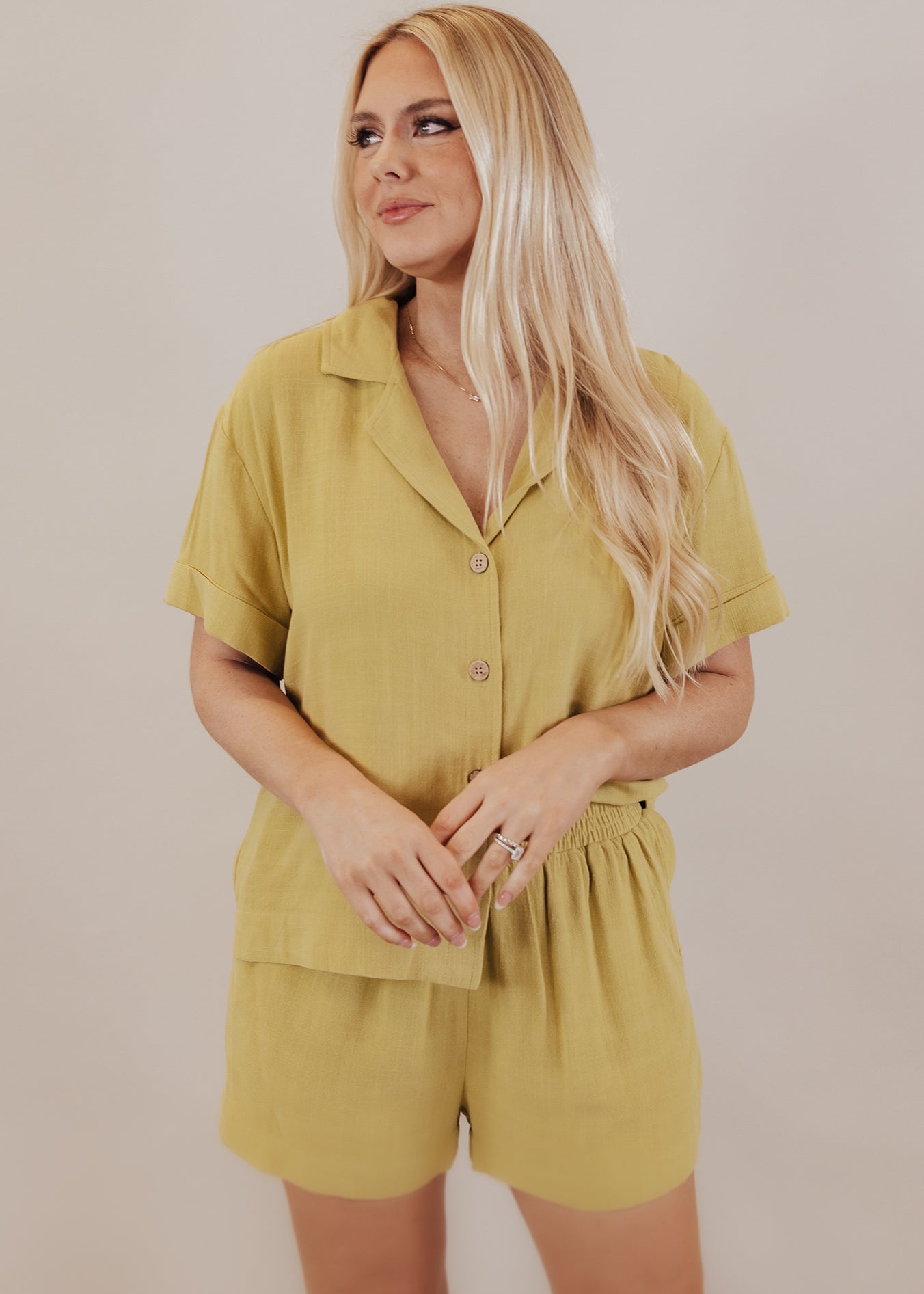 S & M: Emmi Top *PALE LIME