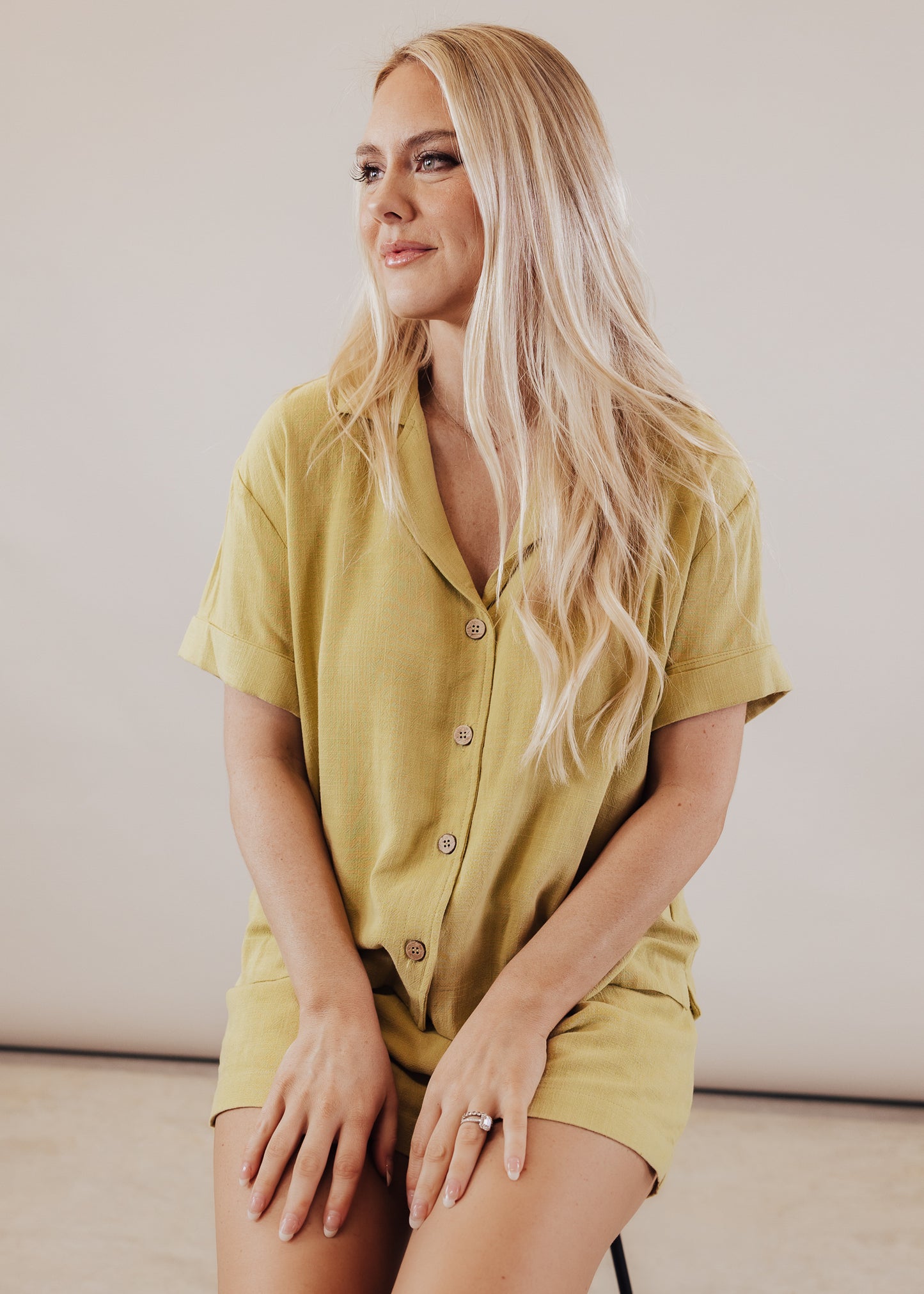 S & M: Emmi Top *PALE LIME