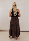 Molly Tiered Skirt *BLACK/BROWN