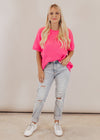 EXTRA LARGE: Marge Knit Top (S-XL) *PINK