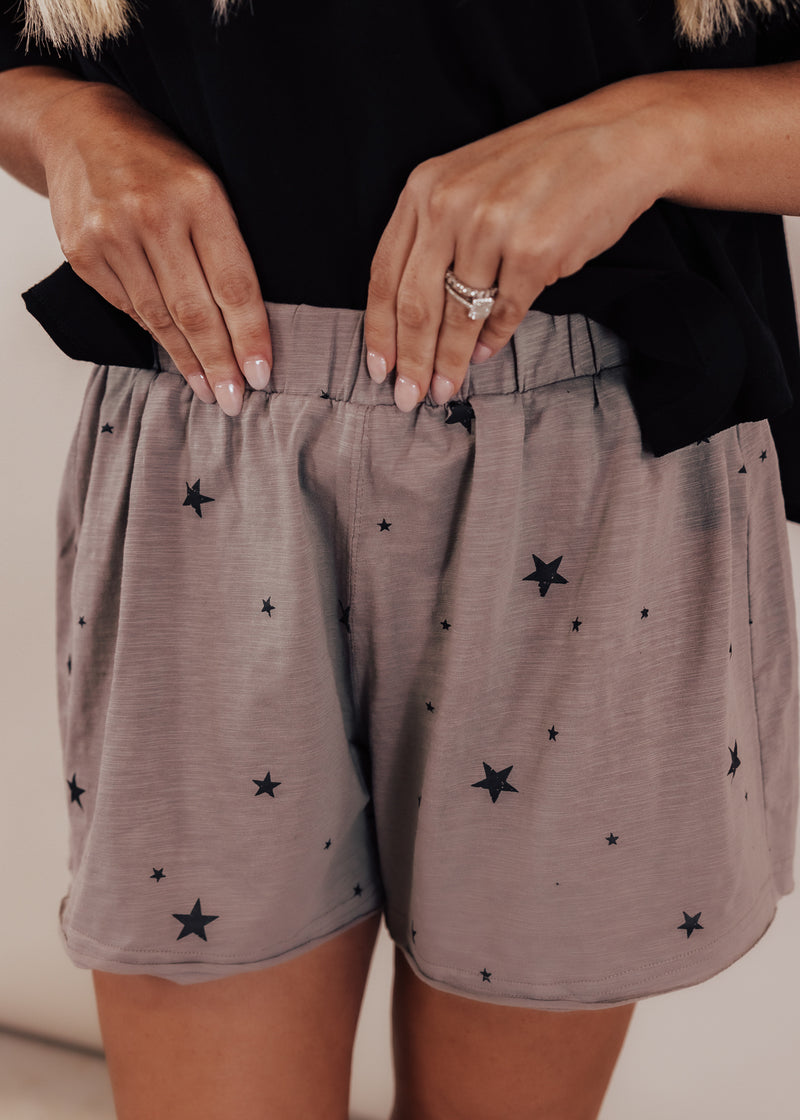 MEDIUM: Grey Star Shorts