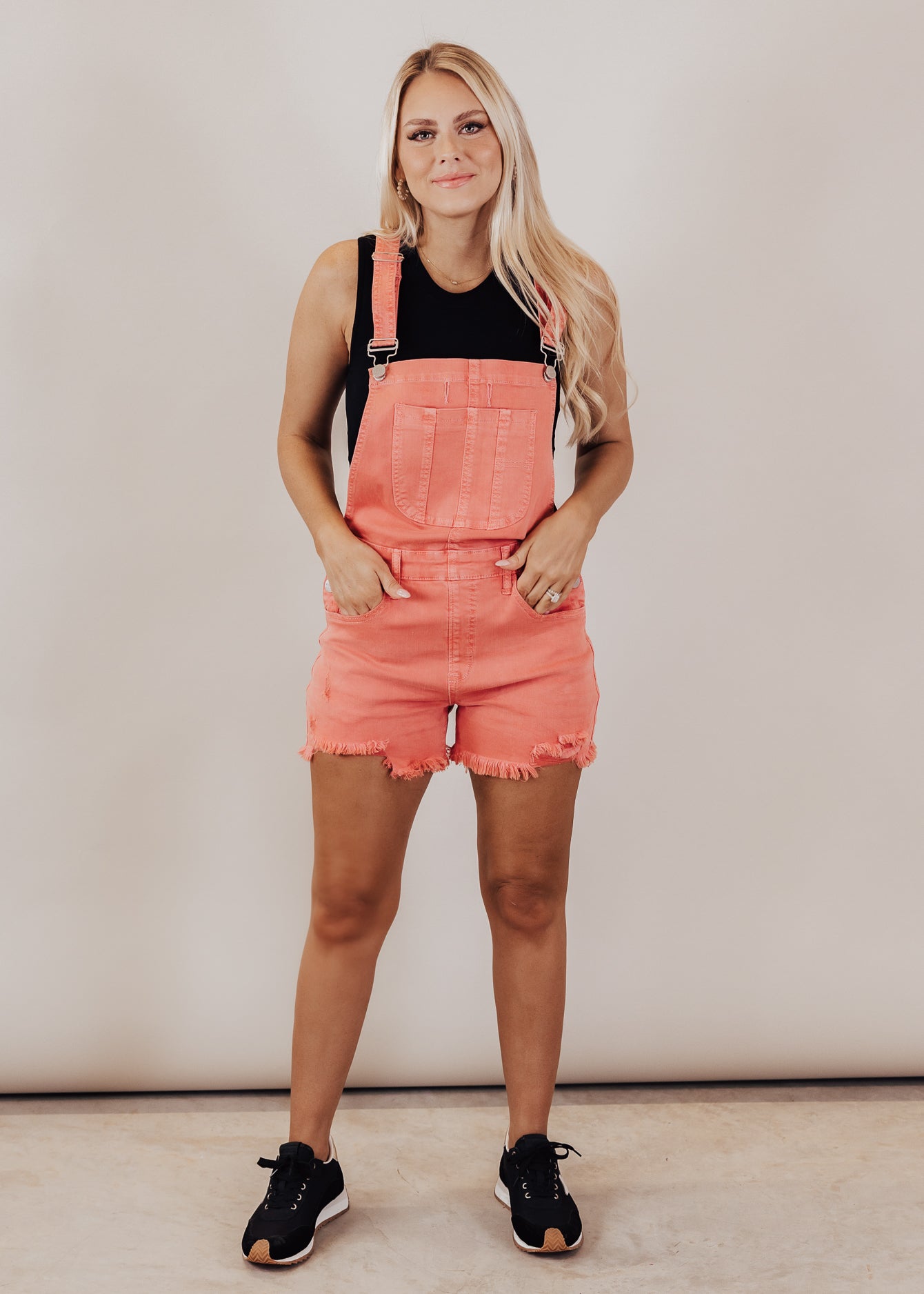 SMALL: Risen Fitted Overalls (S-XL) *VINTAGE RED