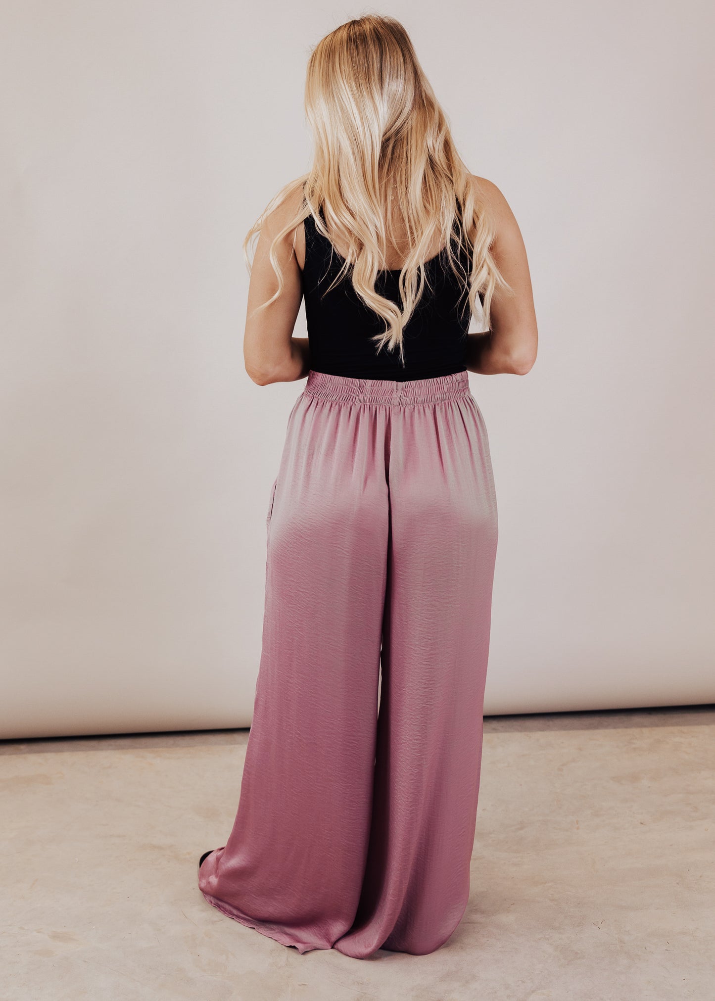 3X: Kristy Silky Pants (S-3X) *PURPLE MAUVE