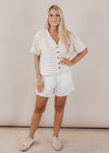 Relaxed Rosie Stripe Top (S-XL) *IVORY/SAND