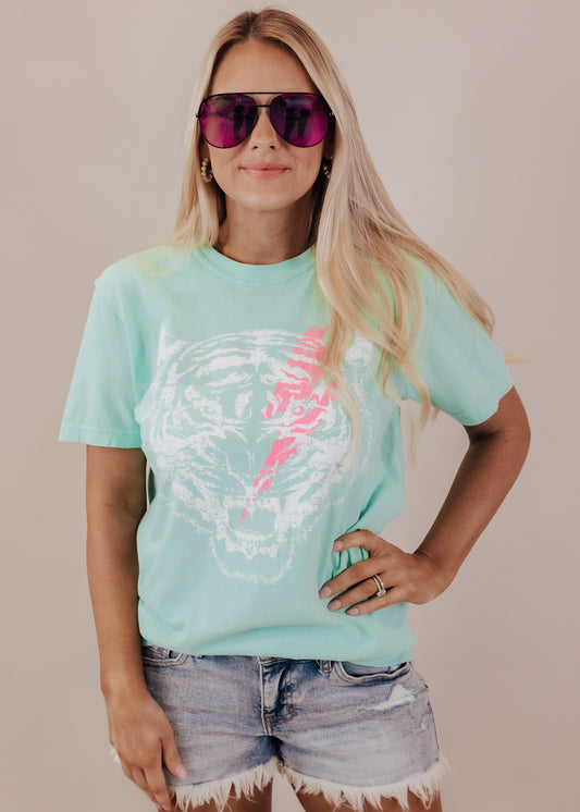 PRE-ORDER: Tiger Bolt Tee *Island Reef (S-3X)
