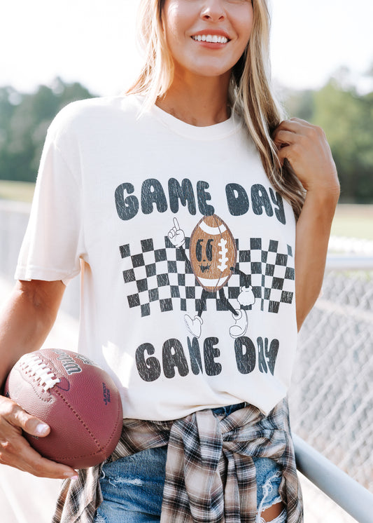 *Game Day FOOTBALL Mascot Tee *10 Colors (S-4X)
