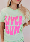 River Bum Tee *Neon Mint (S-3X)