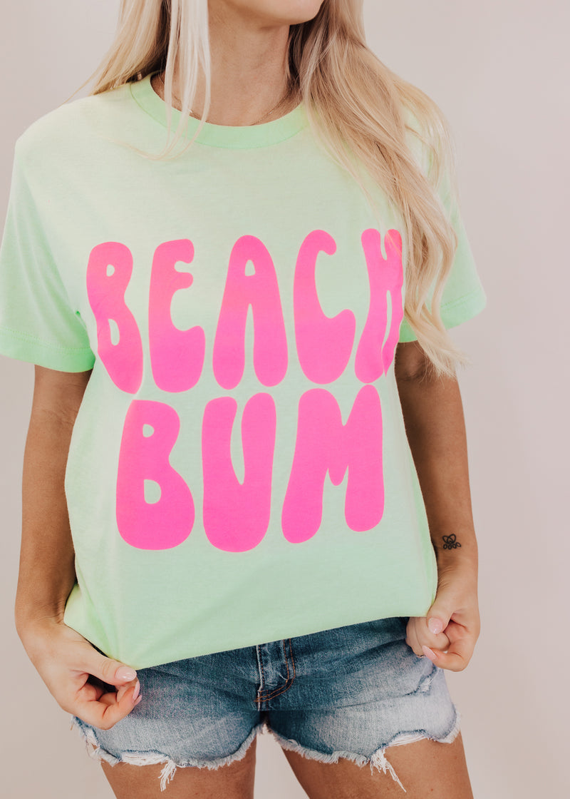 Beach Bum Tee *Neon Mint (S-3X)