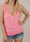 SMALL: Benny Sleeveless Top (S-3X) *PINK