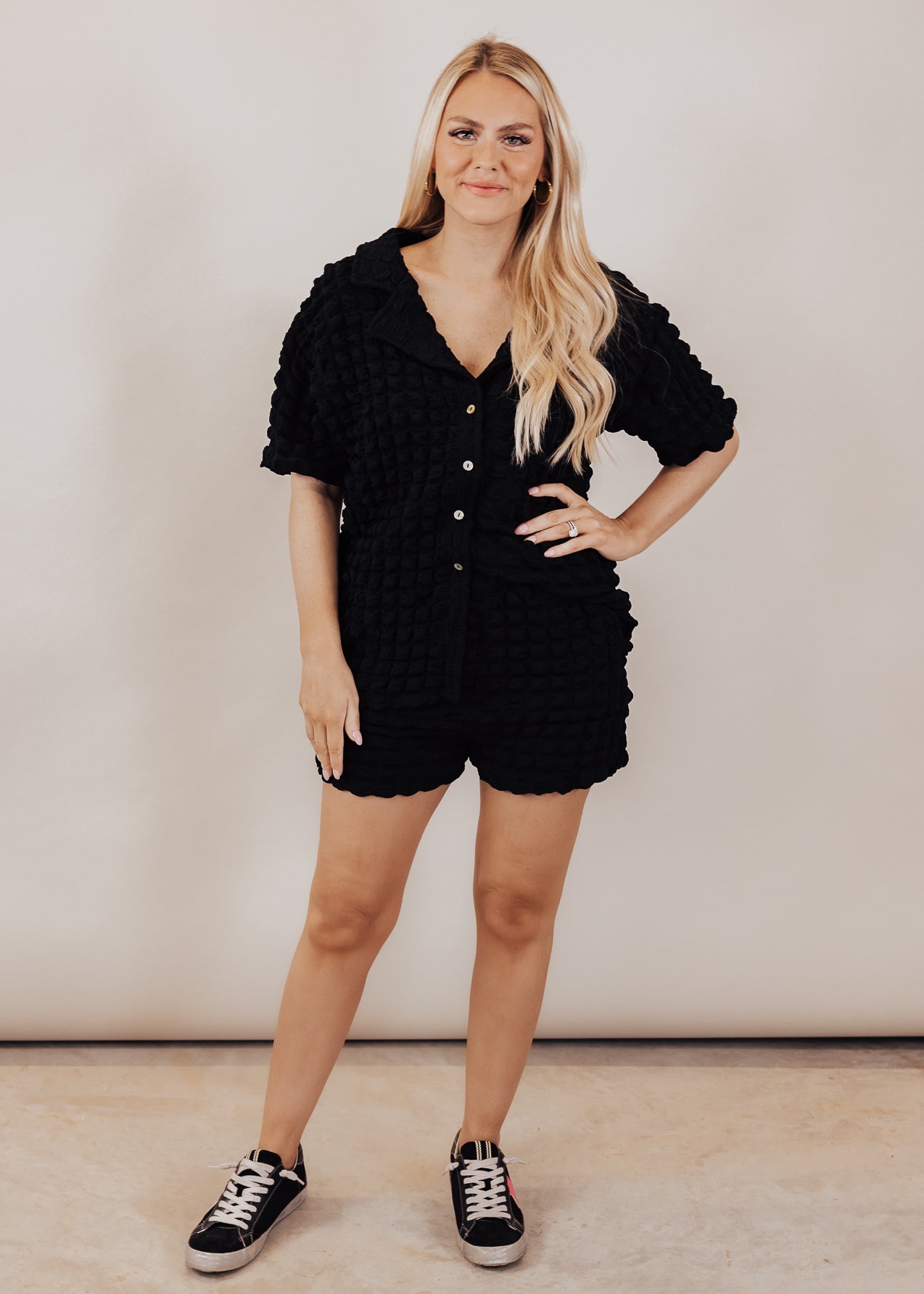 S & M: Benny Bubble Top *BLACK