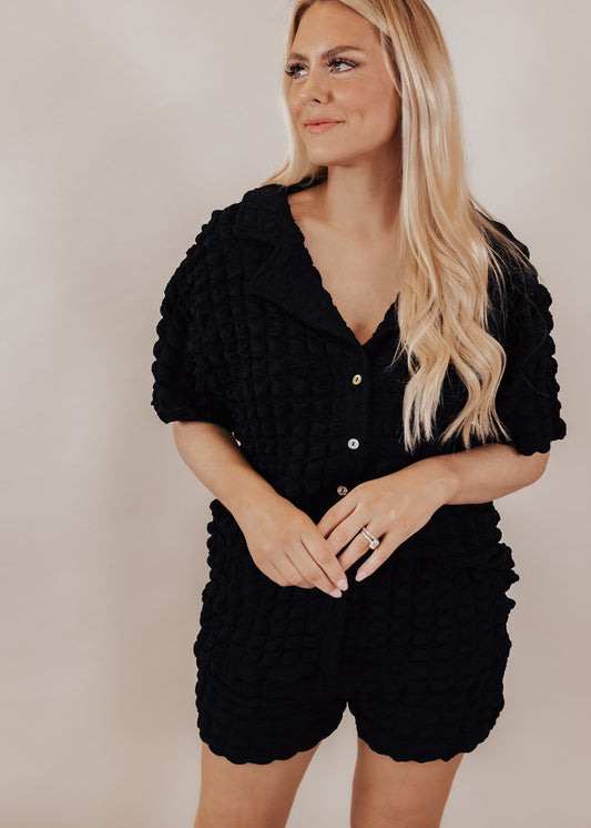 S & M: Benny Bubble Top *BLACK