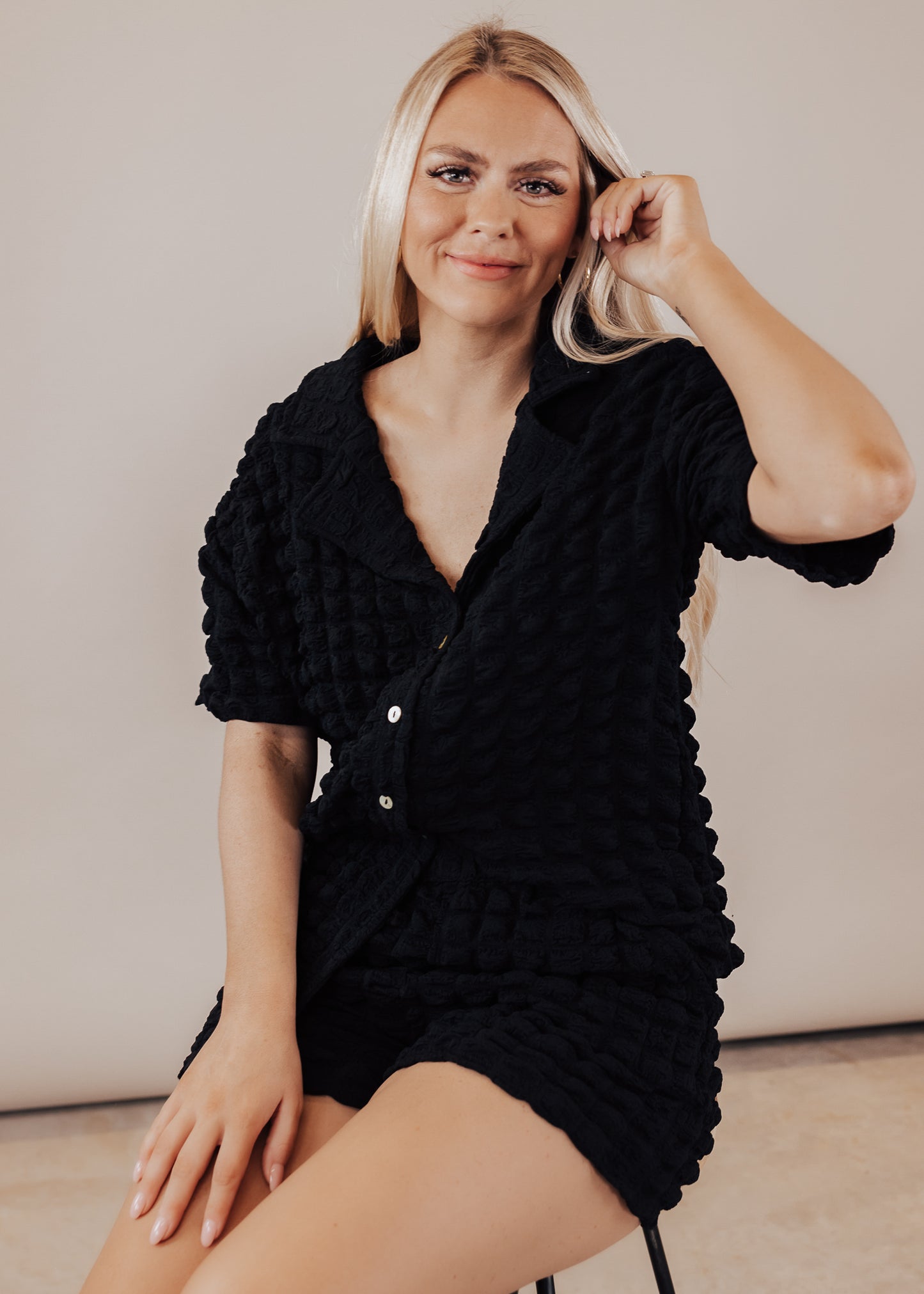 S & M: Benny Bubble Top *BLACK