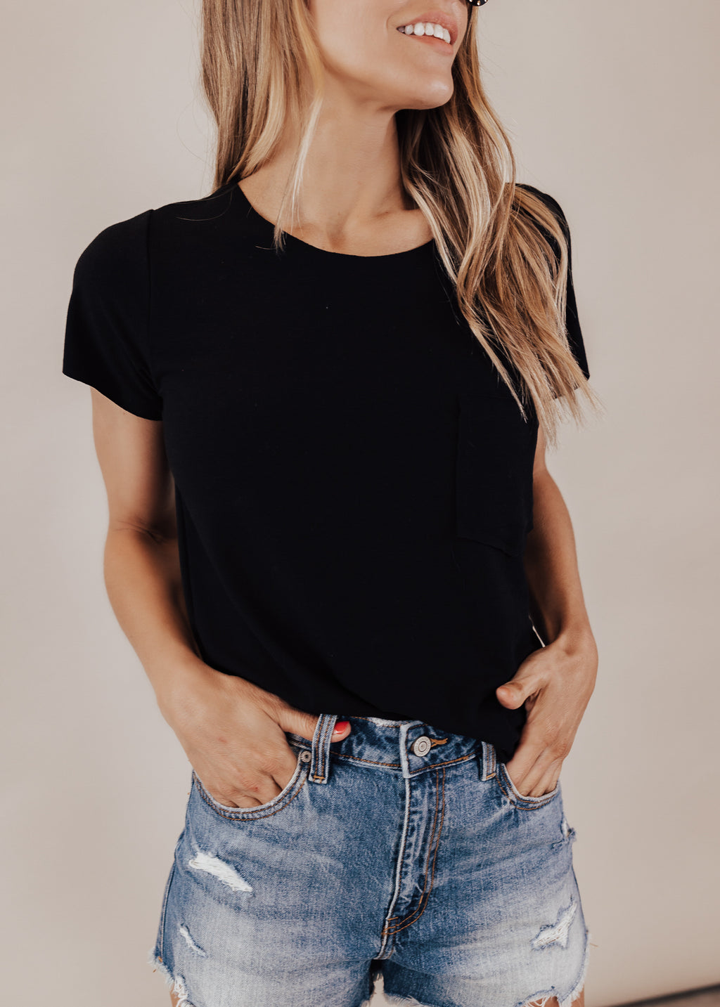Buttery Soft Basic Top *BLACK