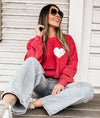 Pocket Heart Sweatshirt *6 Colors (S-3X)