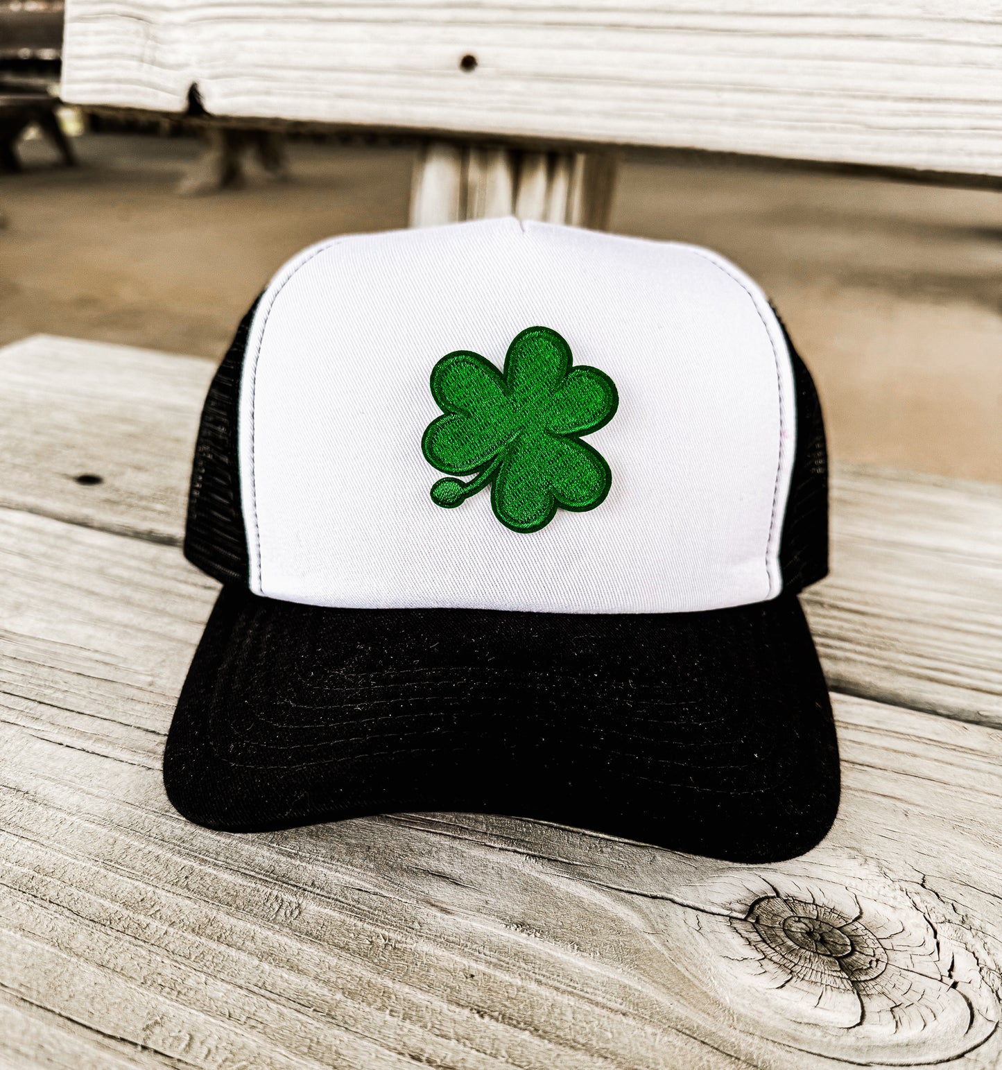 Shamrock Patch Trucker Hat *3 COLORS