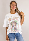 #99 Oversized Free Spirit Top (CAN FIT XL) *WHITE