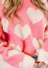 Heart Sweater (S-XL) *PINK