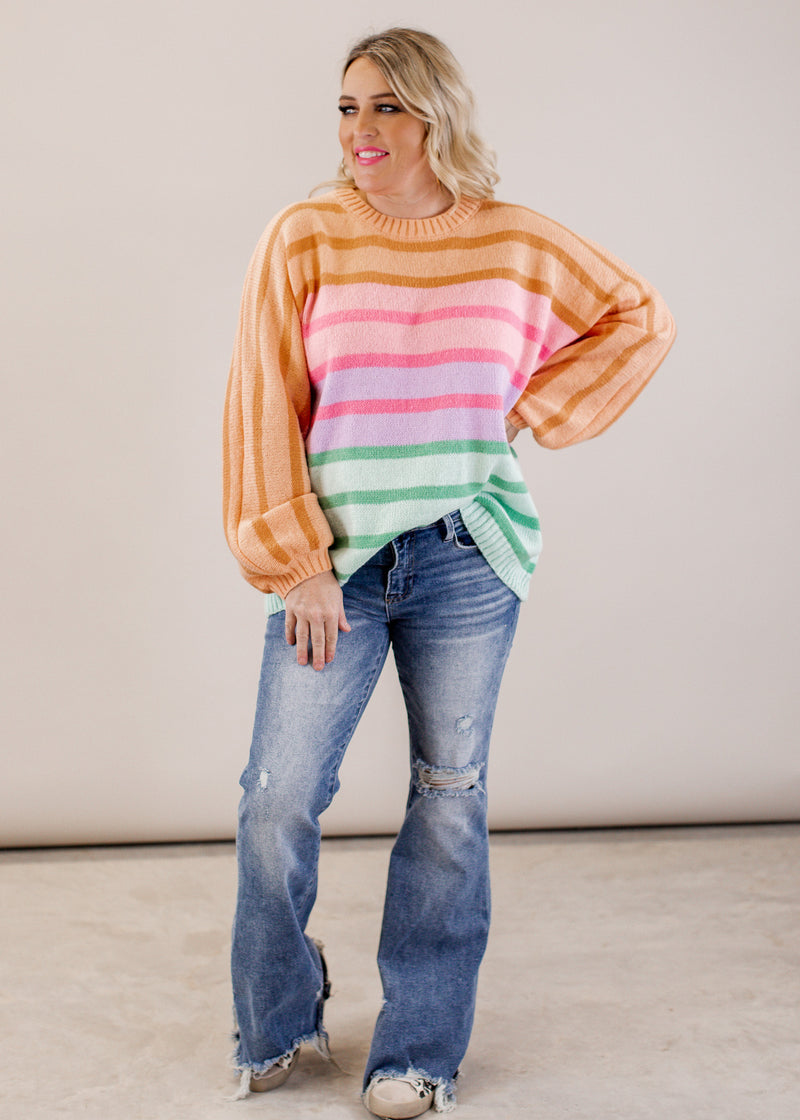 Barry Stripe Sweater (S-XL) *MULTI