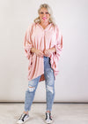 Oversized Hardin Dolman Button down (CAN FIT 1X) *BLUSH PINK