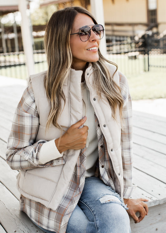Peyton Vest *BEIGE