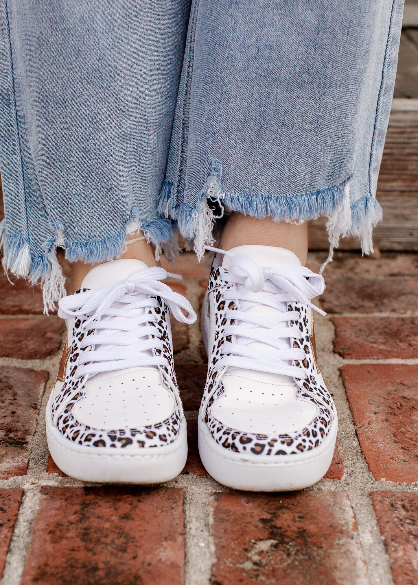 Makers Shoe MIEL (6-10) LEOPARD WHITE