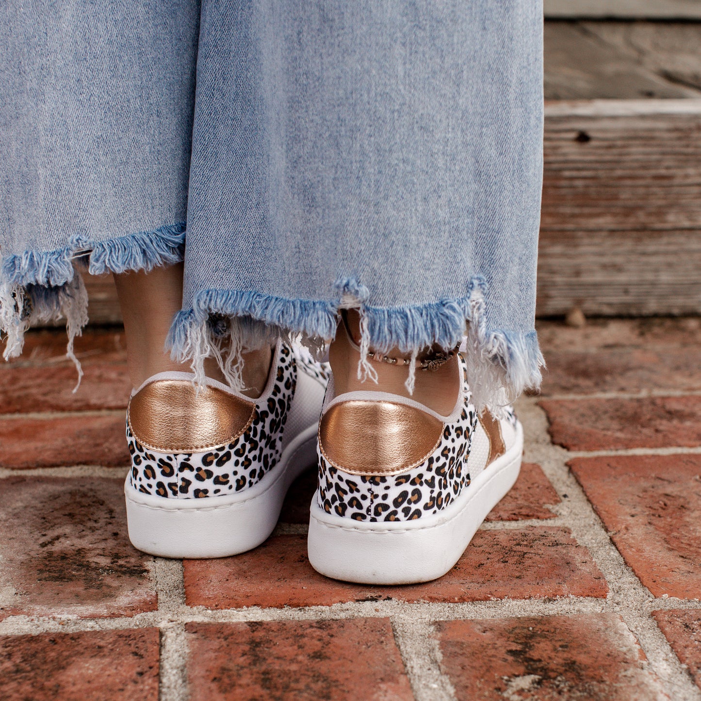 Makers Shoe MIEL (6-10) LEOPARD WHITE