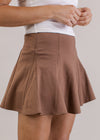 Fran Athletic Skirt *BROWN