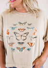 Butterfly Crop Top (S-XL) *TAN