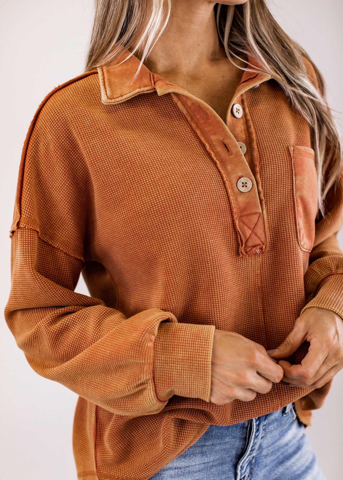Relaxed Darla Top (CAN FIT XL) *RUST
