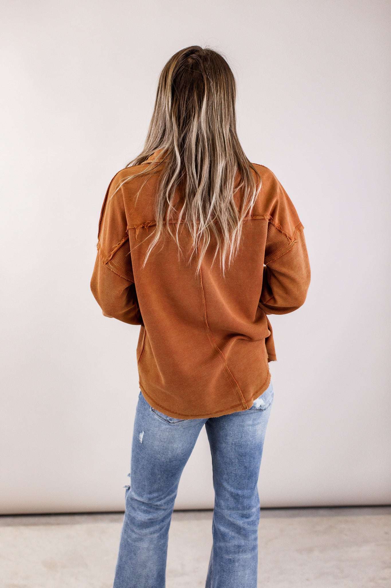 Relaxed Darla Top (CAN FIT XL) *RUST