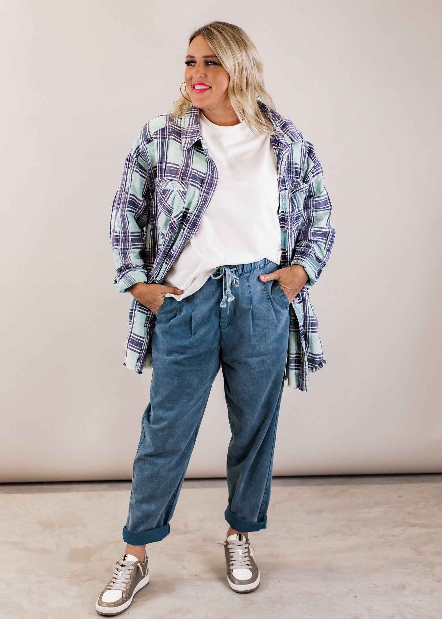 SMALL: Mineral Blue Pants