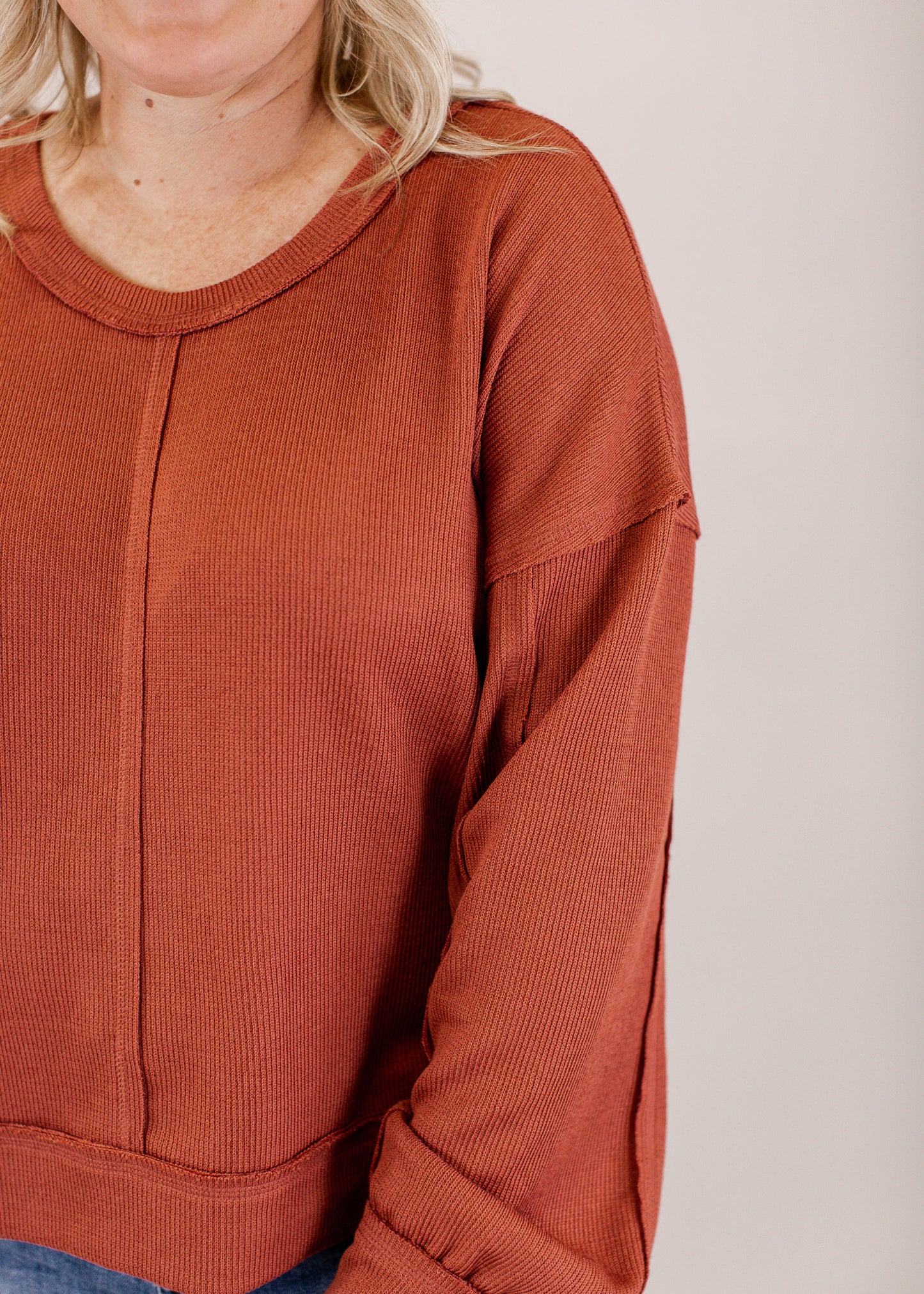 Brodie Boxy Top (S-3X) *RUST