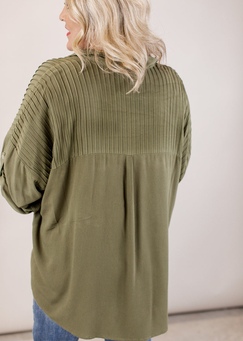 Tayrn Relaxed Dolman Top (S-3X) *OLIVE